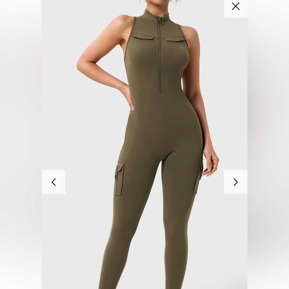 Yeored Bodysuit Olive Green Women's Jumpsuit